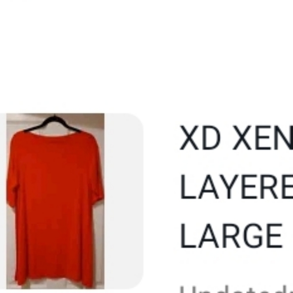 XD XENIA DESIGN CROATIA LAYERED SIDE SLIT TOP SIZE - Picture 1 of 9